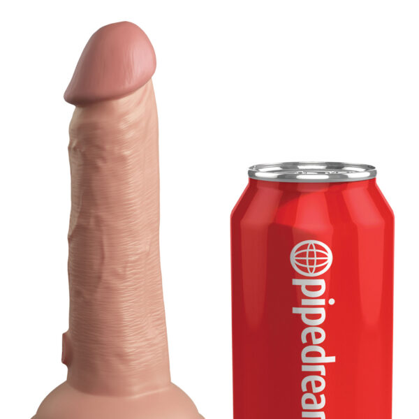 King Cock Elite 6 Inch Silicone Dual Density Cock - Light