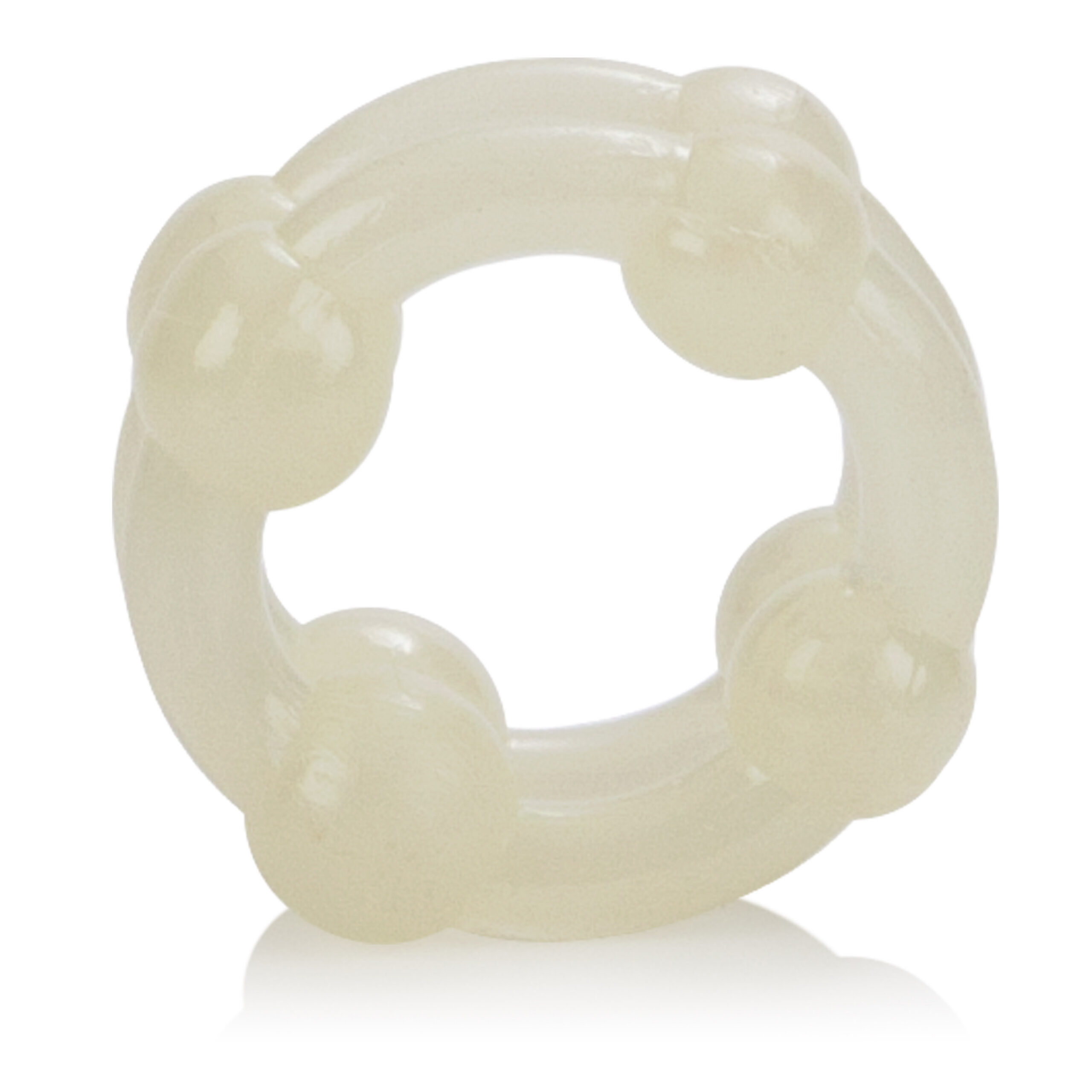 select your preferred ring and simply slide the erection keeper on to the erect penis