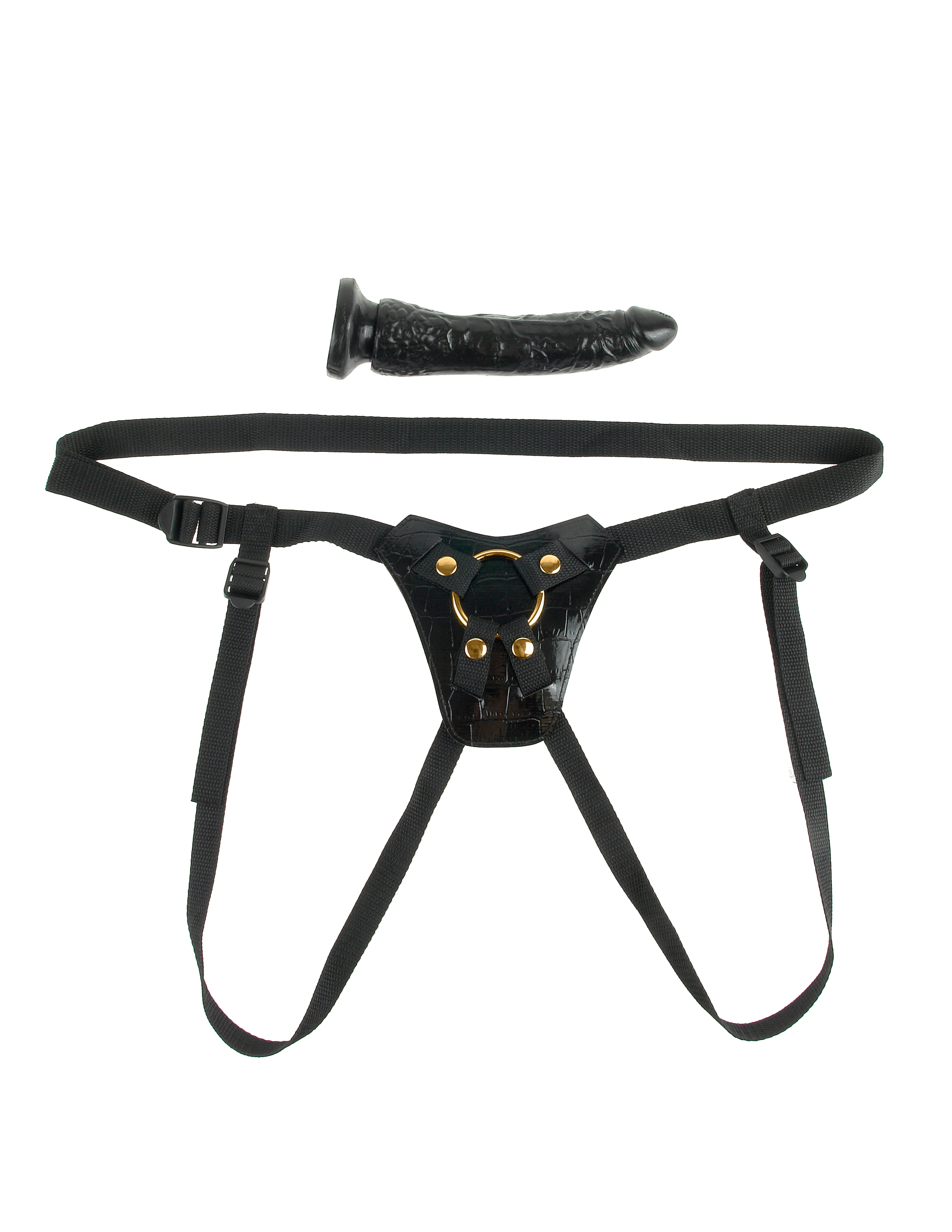Fetish Fantasy Gold Designer Strap-on - Black - Image 8