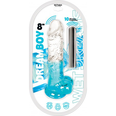 Wet dreams Dream Boy series is the latest in Jelly Ecstasy erotic passion. With  their ultra realistic feel and intense vibration from the powerful multi-speed  bullet